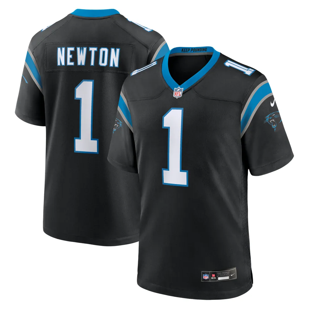 Cam Newton Carolina Panthers Nike Team Retired Game Jersey -  Black