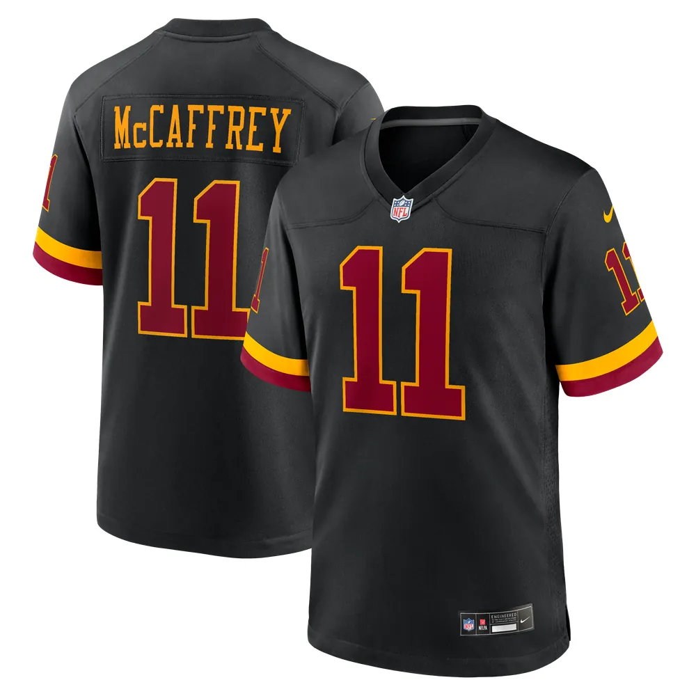 Luke McCaffrey Washington Commanders Nike Hail Raiser Alternate Game Jersey - Black