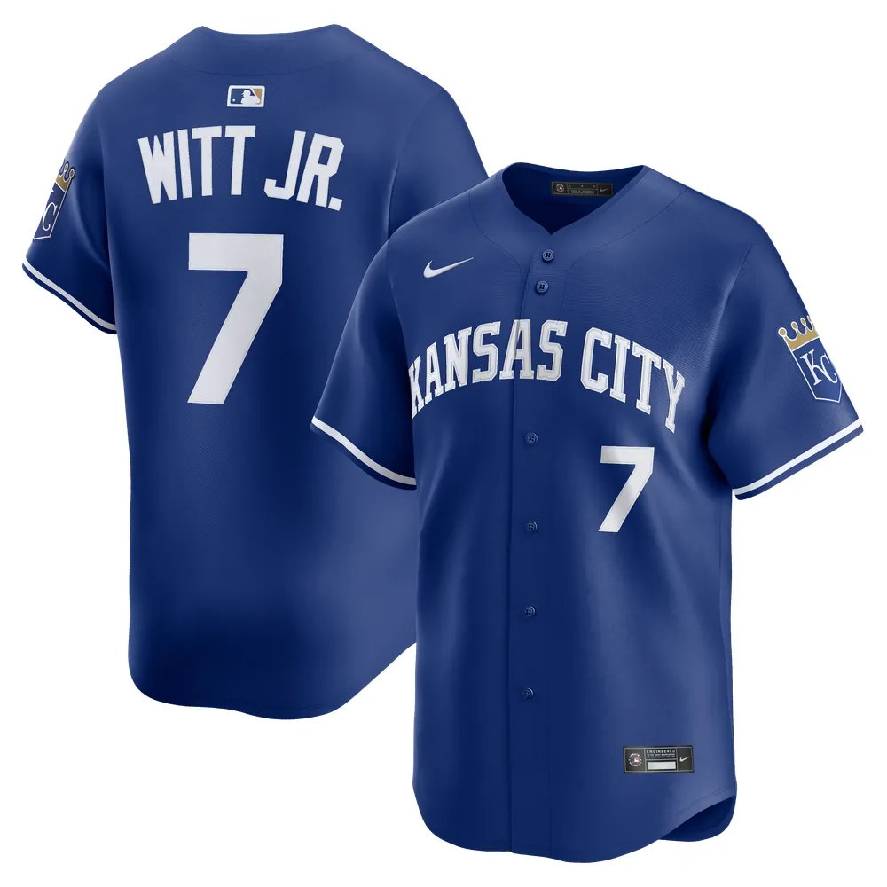 Bobby Witt Jr. Kansas City Royals Nike Alternate 2 Limited Player Jersey - Royal
