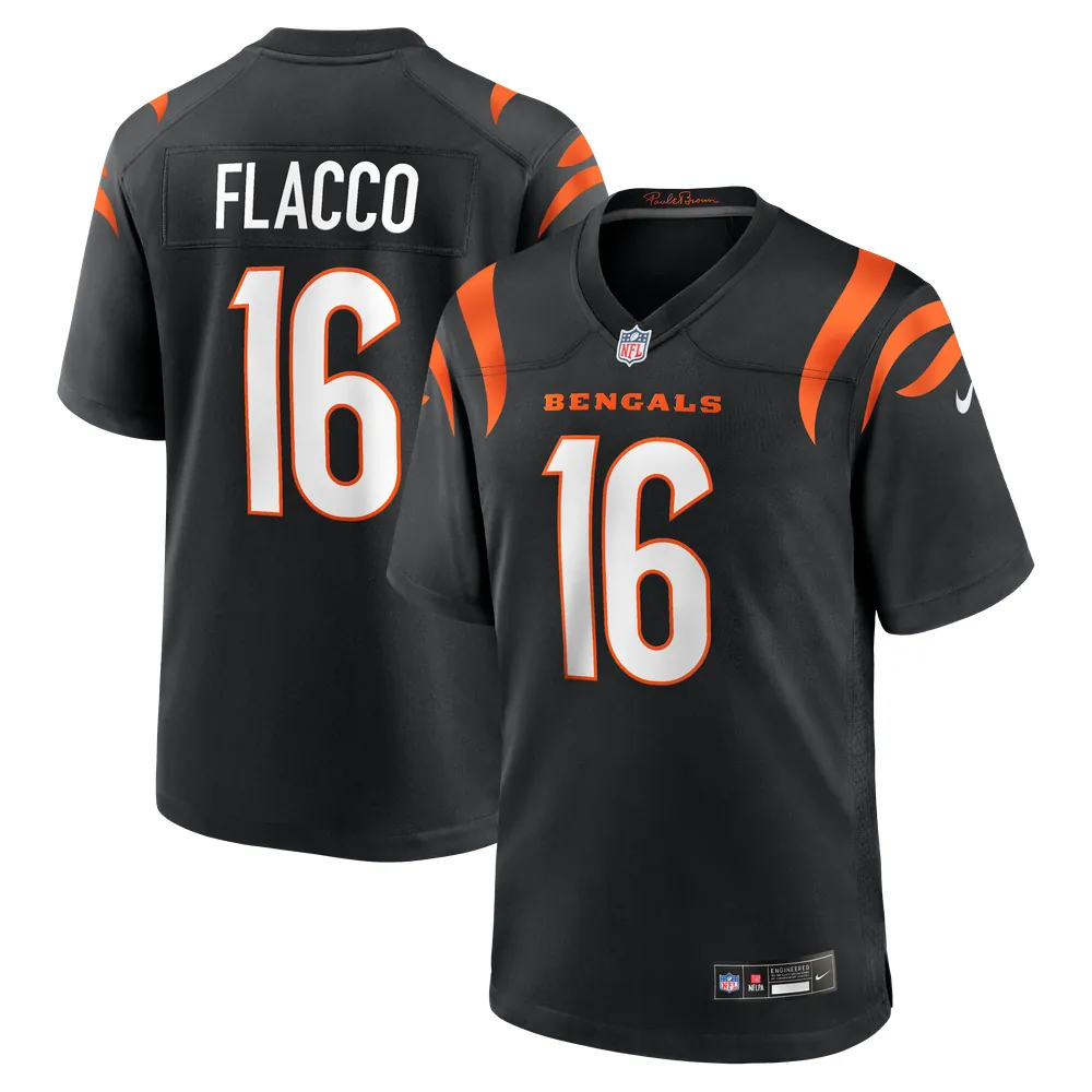 Joe Flacco Cincinnati Bengals Nike Team Game Jersey -  Black