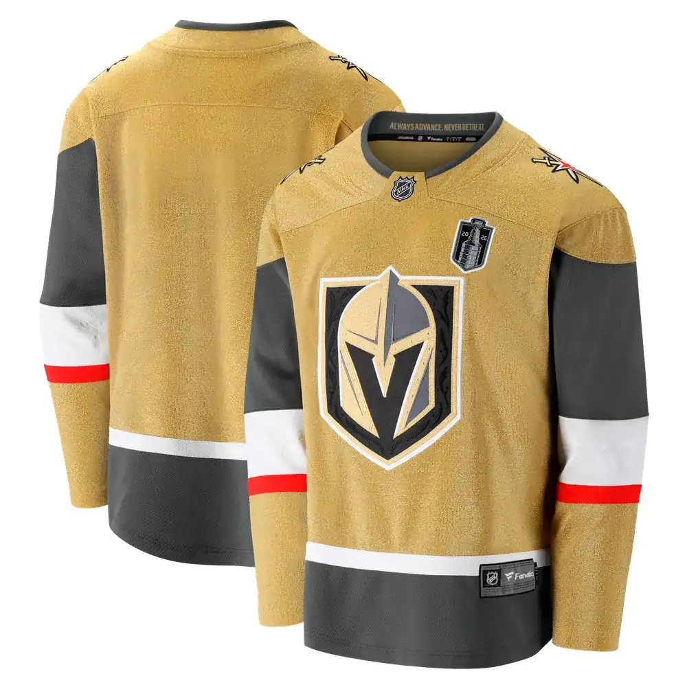 Vegas Golden Knights Fanatics 2026 Stanley Cup Final Breakaway Jersey - Gold