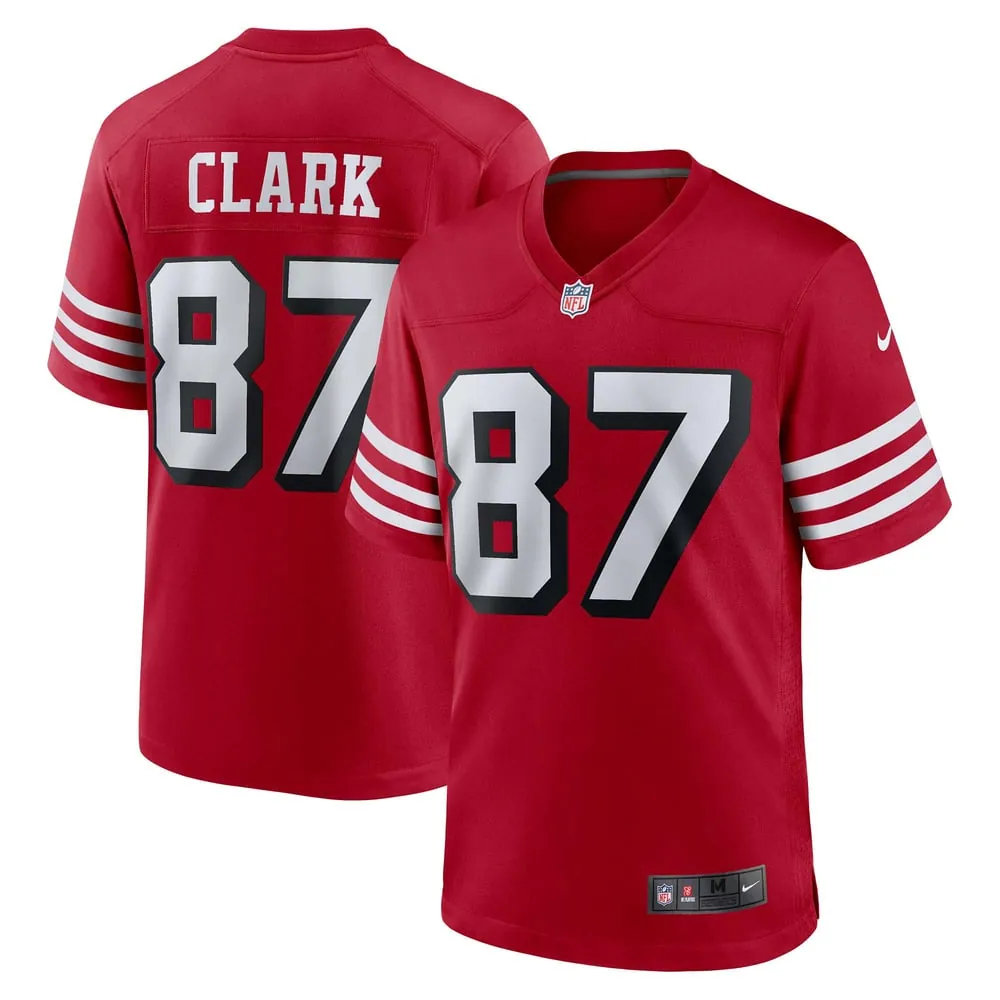 Dwight Clark San Francisco 49ers Nike Retired Player Alternate Game Jersey - Scarlet