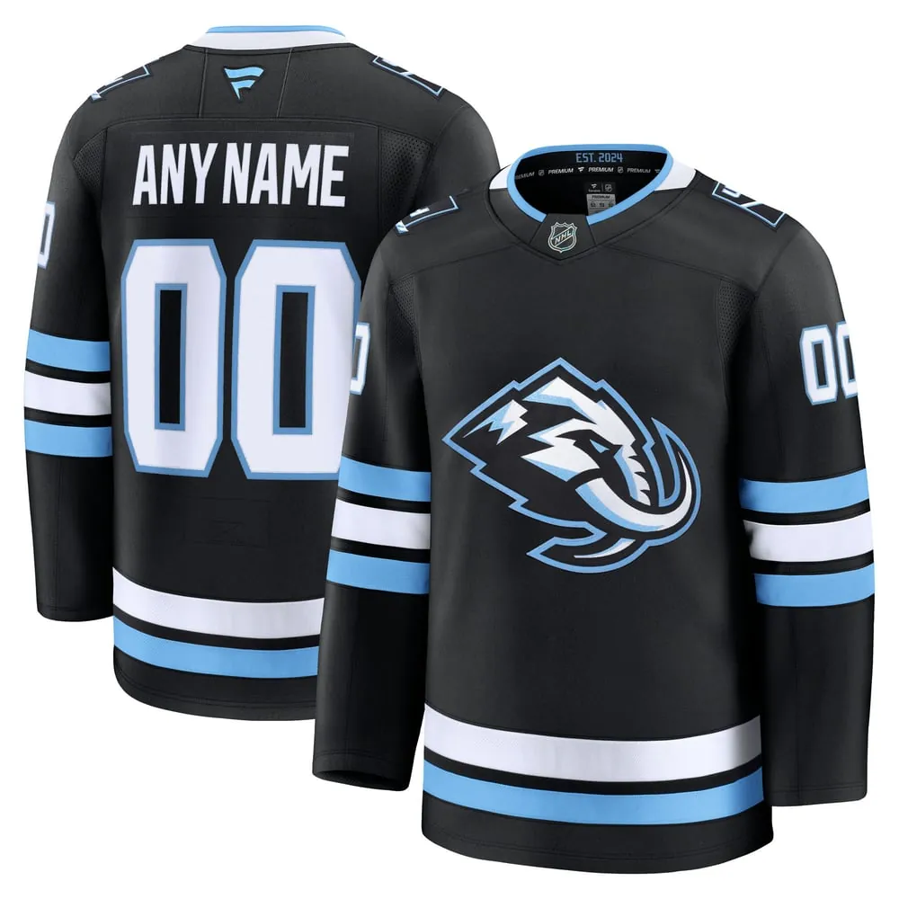 Utah Mammoth Fanatics Home Premium Custom Jersey - Black