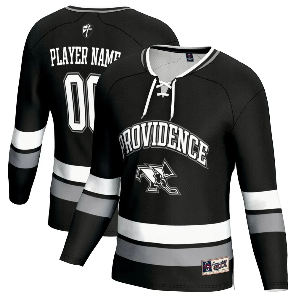 Providence Friars GameDay Greats Unisex NIL Pick-A-Player Men's Hockey Lightweight Jersey - Black