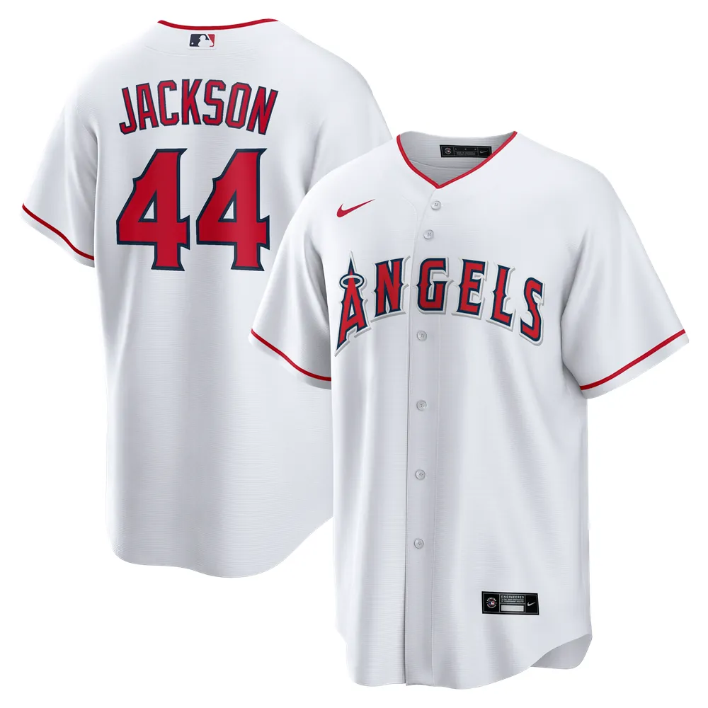 Reggie Jackson Los Angeles Angels Nike Home Retired Player Replica Jersey - White