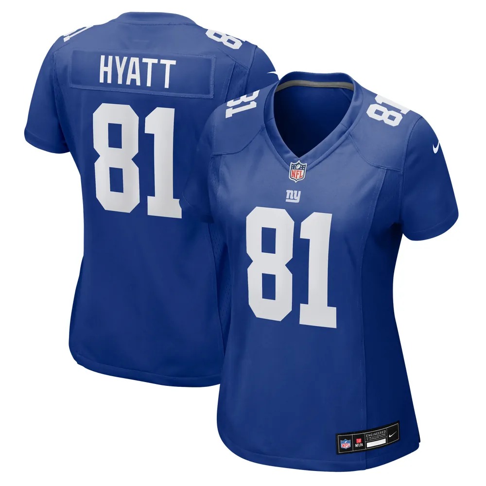 Jalin Hyatt New York Giants Nike Women's Team Game Jersey - Royal