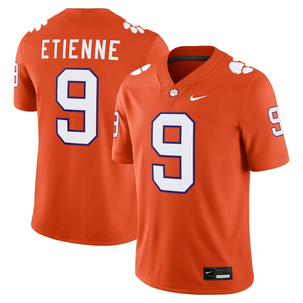 Travis Etienne Clemson Tigers Nike Player Game Jersey - Orange