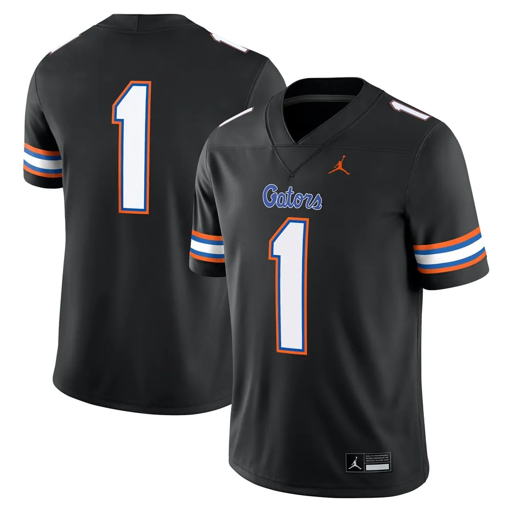 #1 Florida Gators Jordan Brand Alternate Game Jersey - Black