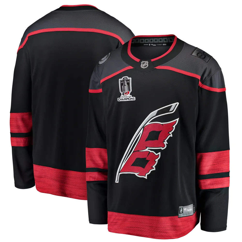 Carolina Hurricanes Fanatics 2026 Stanley Cup Champions Home Breakaway Jersey - Black