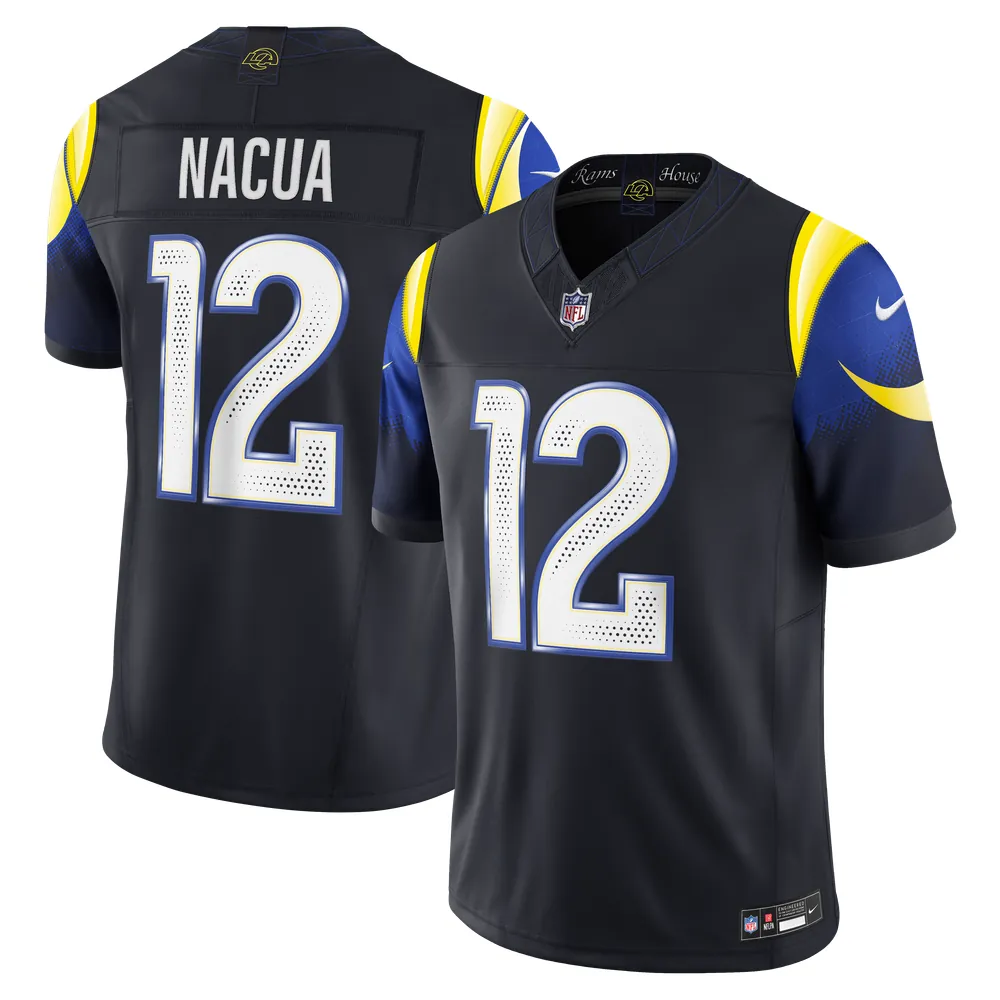 Puka Nacua Los Angeles Rams Nike Rivalries Collection Stitched Limited Jersey - Dark Blue
