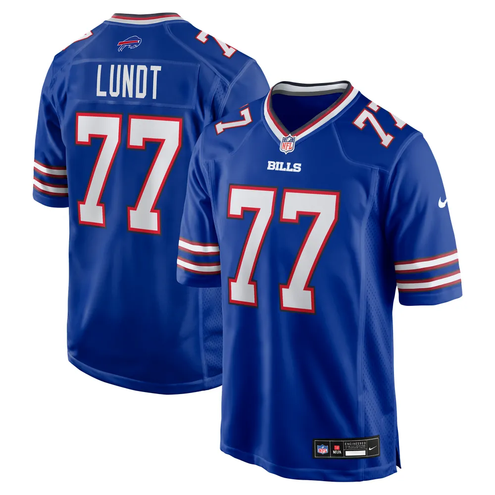 Chase Lundt Buffalo Bills Nike Team Game Jersey -  Royal