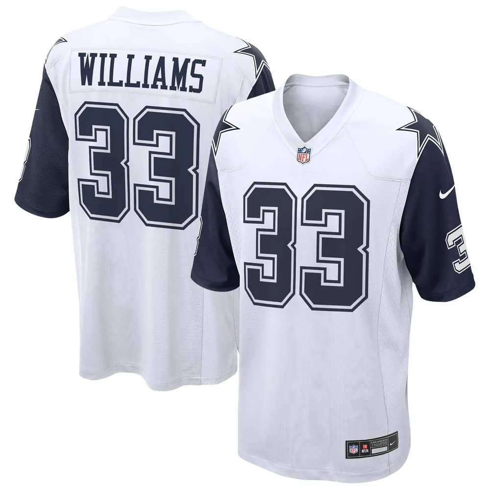 Javonte Williams Dallas Cowboys Nike Alternate Game Jersey - White