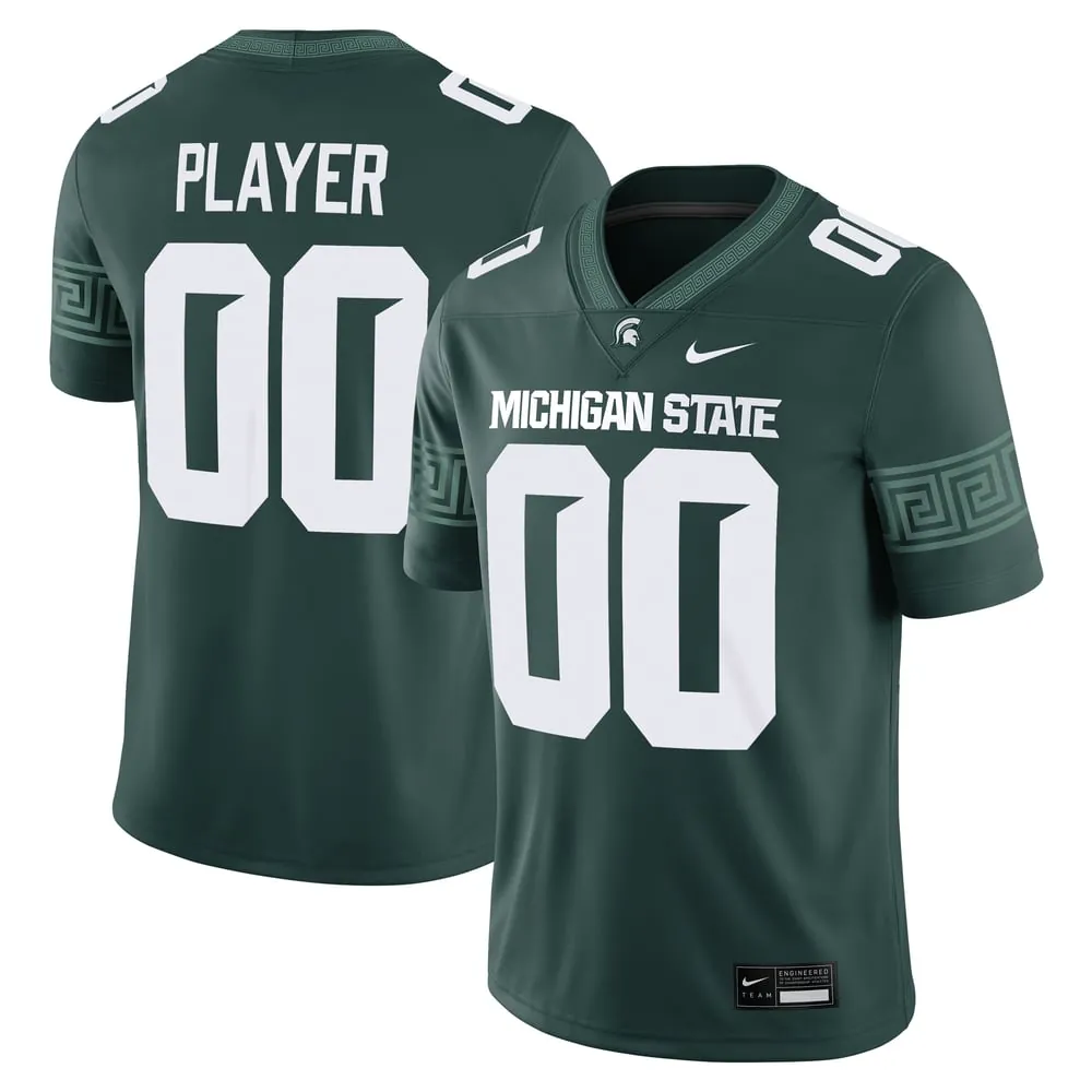 Michigan State Spartans Nike NIL Pick-A-Player Game Jersey - Green