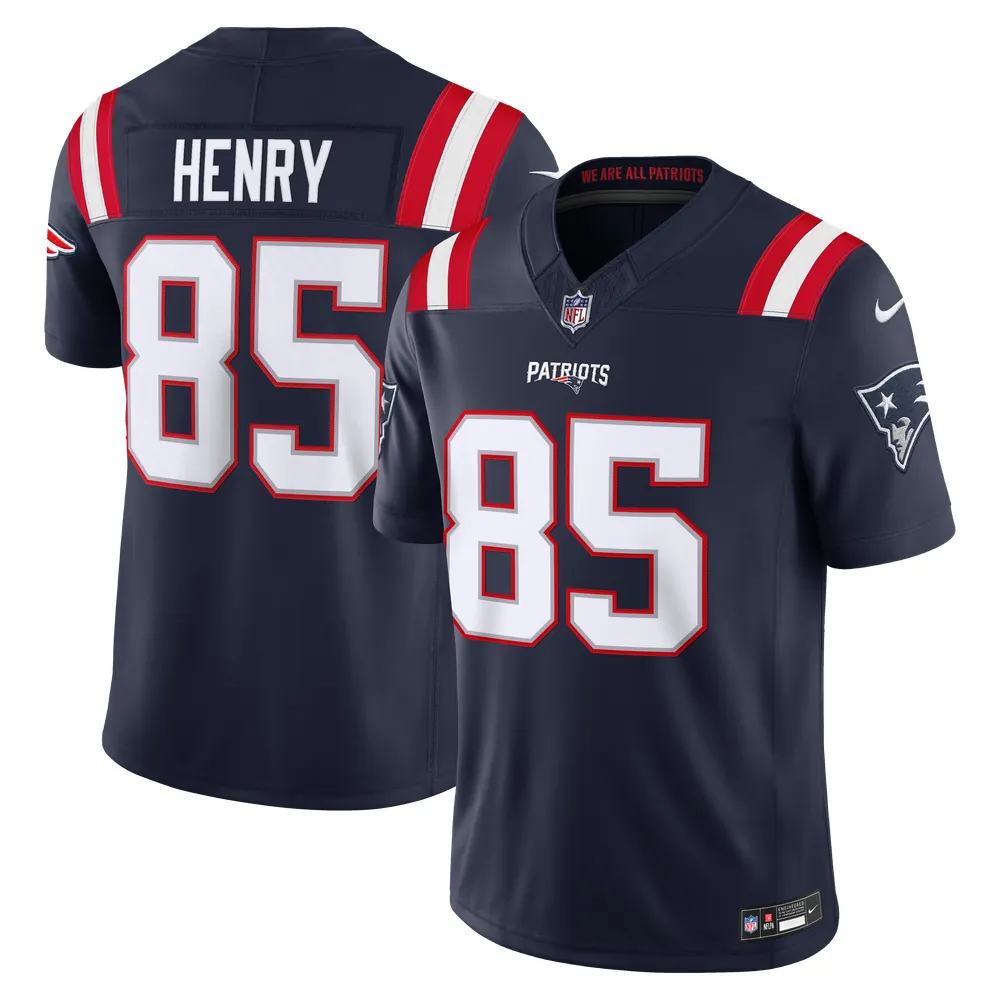 Hunter Henry New England Patriots Nike Team Vapor F.U.S.E. Stitched Limited Jersey - Navy