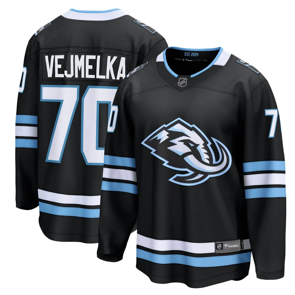 Karel Vejmelka Utah Mammoth Fanatics Home Breakaway Jersey - Black
