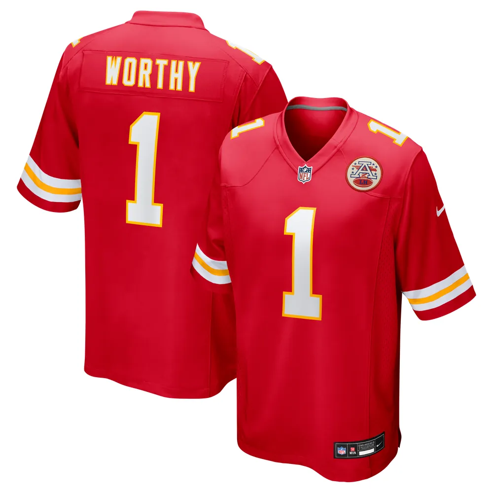 Xavier Worthy Kansas City Chiefs Nike  Player Game Jersey - Red
