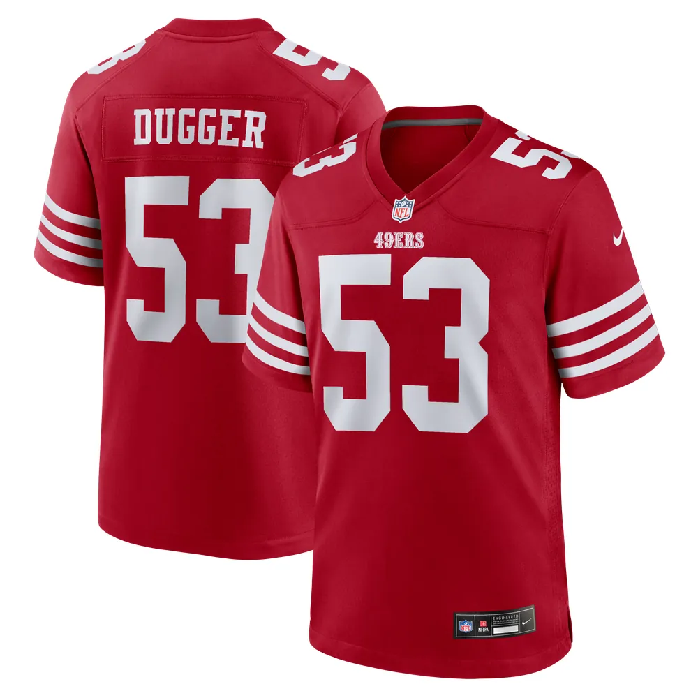 Jaden Dugger III San Francisco 49ers Nike Team Game Jersey - Scarlet