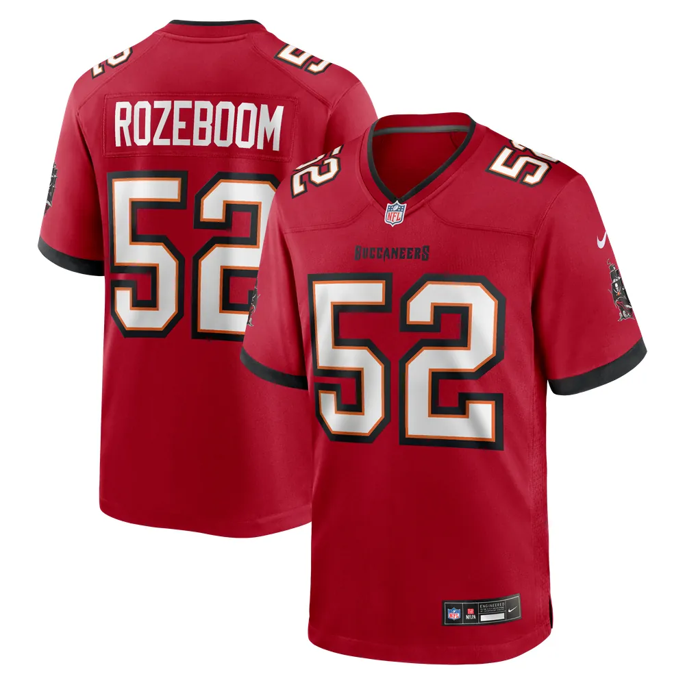 Christian Rozeboom Tampa Bay Buccaneers Nike Team Game Jersey - Red