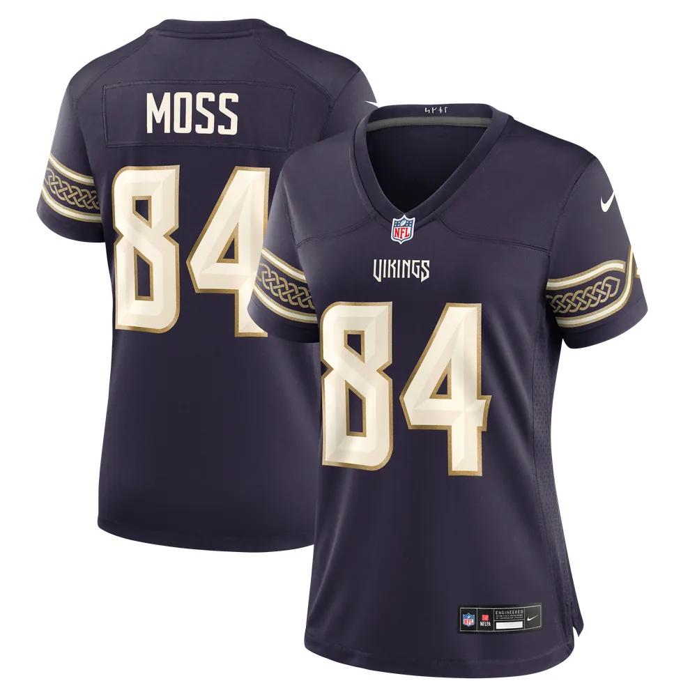 Randy Moss Minnesota Vikings Nike Women's 2026 Rivalries Collection Game Jersey - Purple