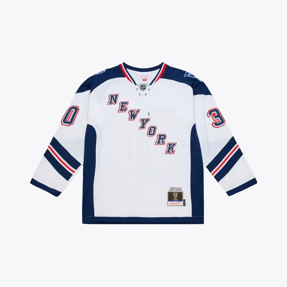Henrik Lundqvist New York Rangers Mitchell & Ness 2014 NHL Stadium Series Power Play Jersey - White