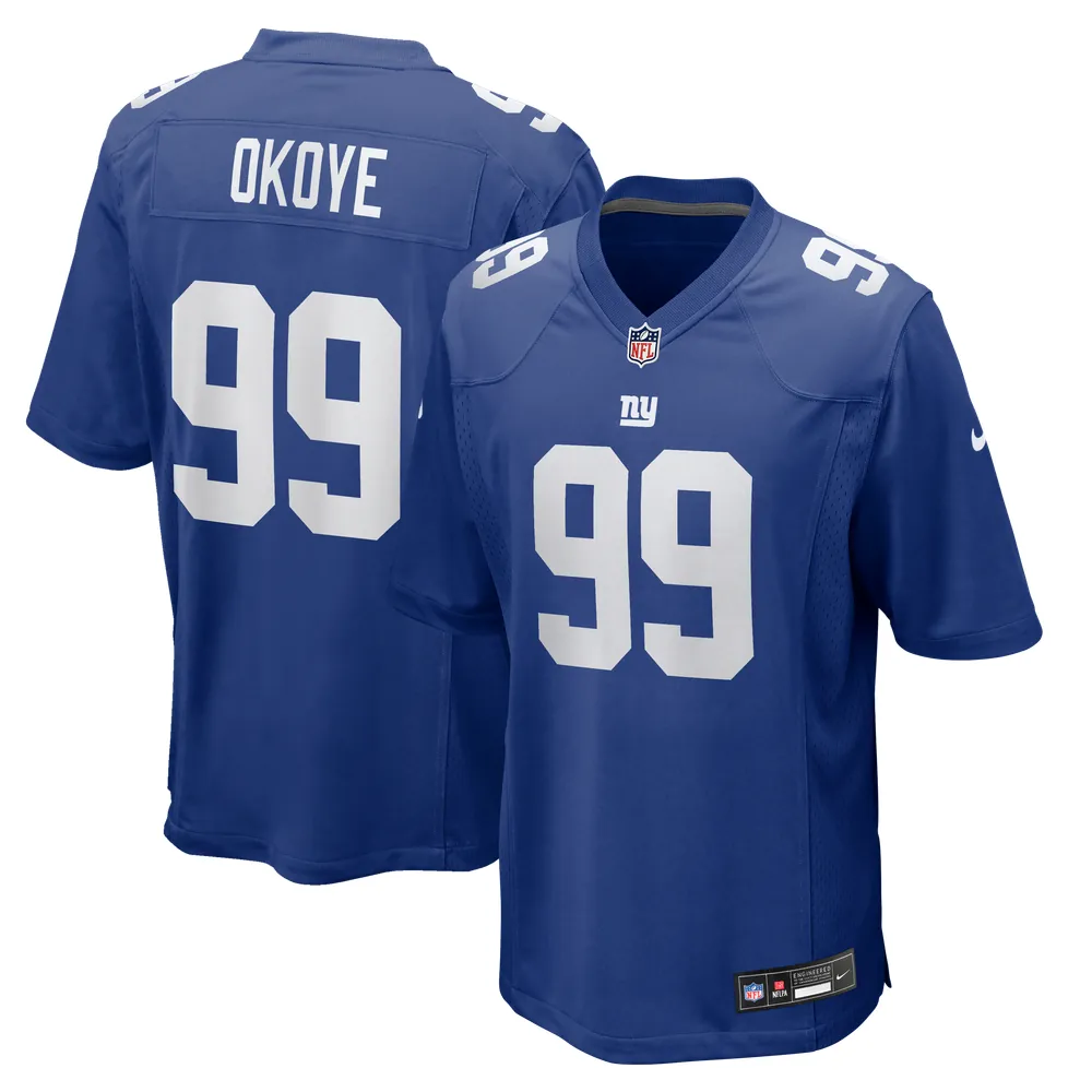 Basil Okoye New York Giants Nike Team Game Jersey - Royal