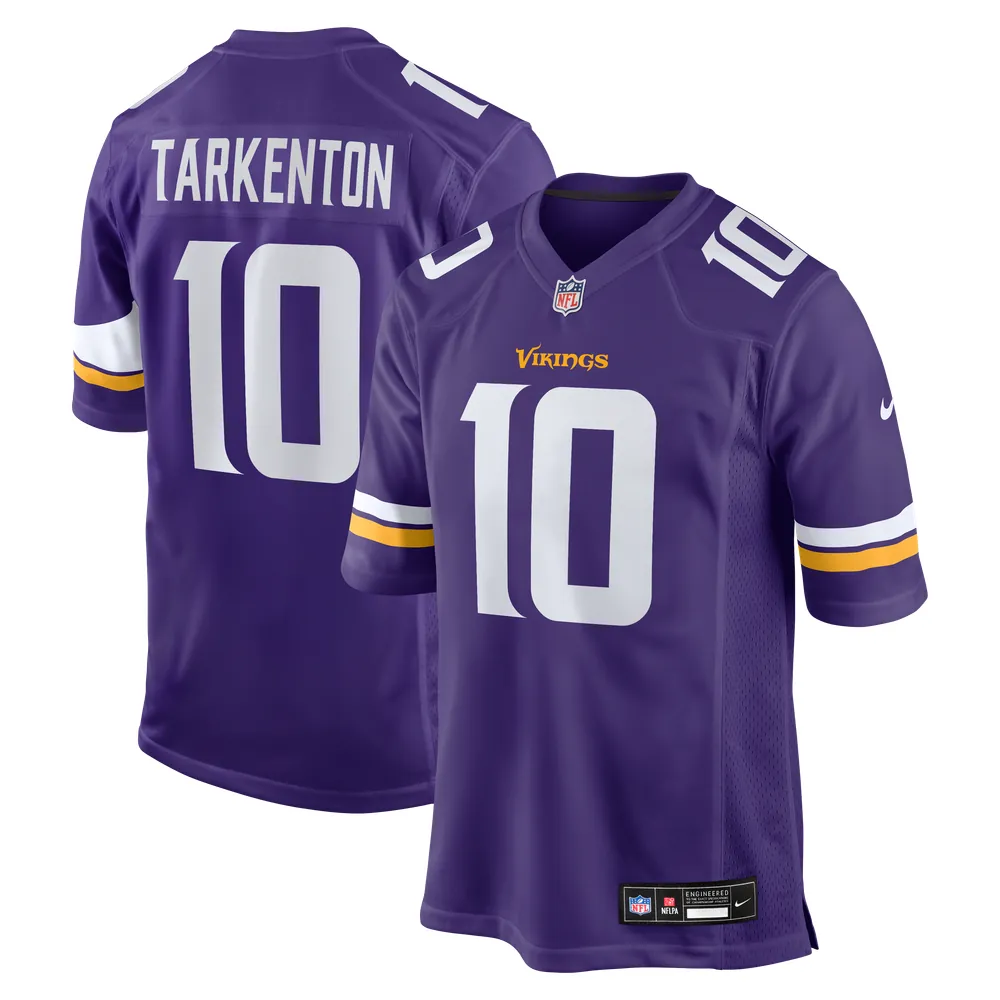 Fran Tarkenton Minnesota Vikings Nike Game Retired Player Jersey - Purple