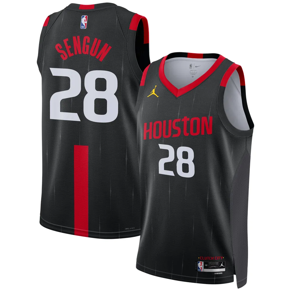 Alperen Şengün Houston Rockets Jordan Brand Unisex Swingman Jersey - Statement Edition - Black