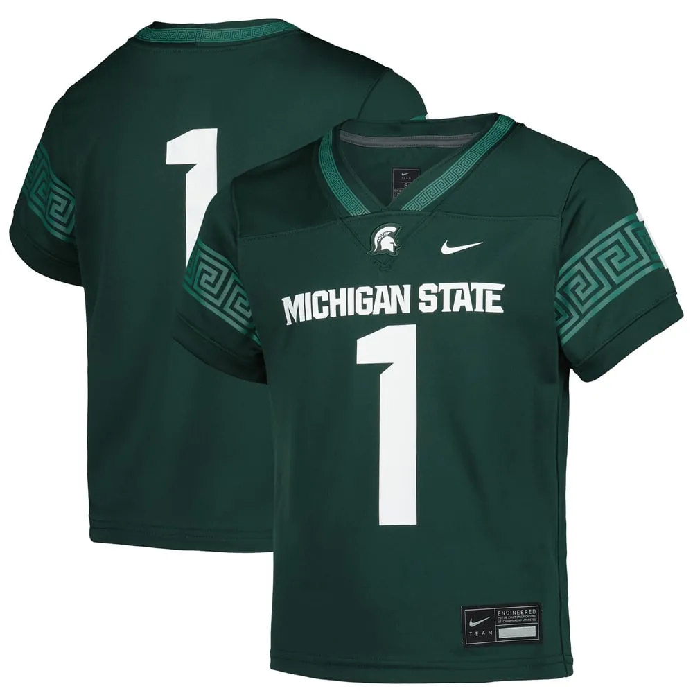 #1 Michigan State Spartans Nike Preschool Untouchable Replica Game Jersey - Green