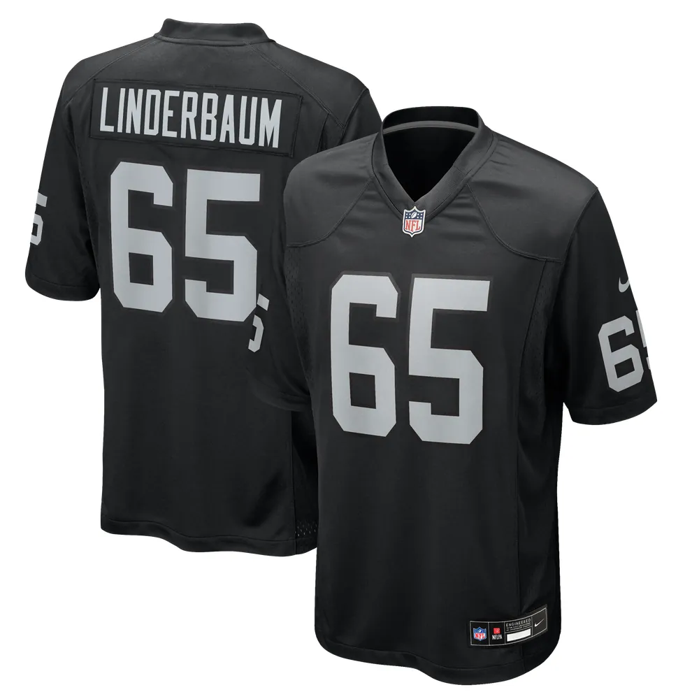 Tyler Linderbaum Las Vegas Raiders Nike Team Game Jersey - Black