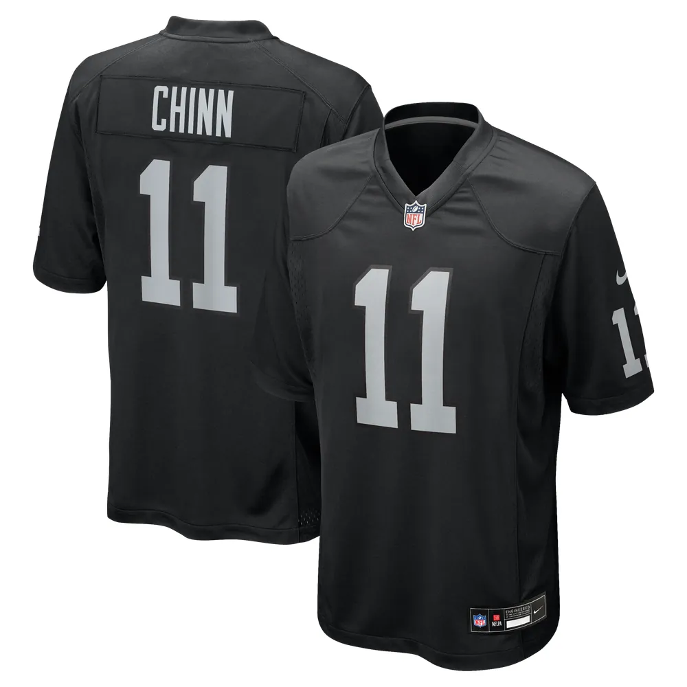 Jeremy Chinn Las Vegas Raiders Nike Team Game Jersey -  Black