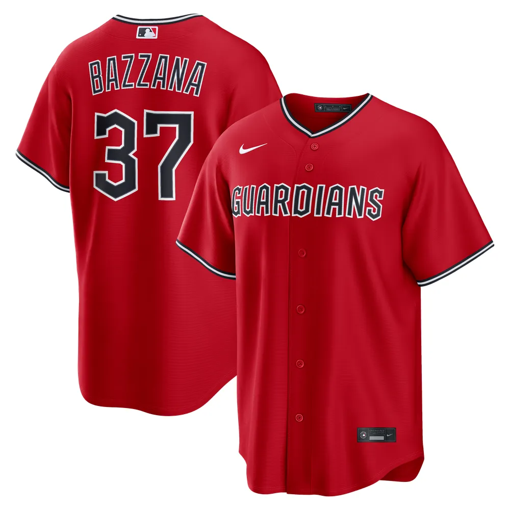 Travis Bazzana Cleveland Guardians Nike Alternate Replica Jersey - Red