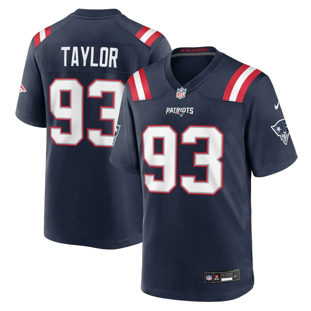 Leonard Taylor New England Patriots Nike Team Game Jersey - Navy