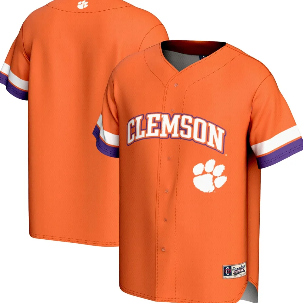 Clemson Tigers GameDay Greats  Spirit Baseball Jersey - Orange