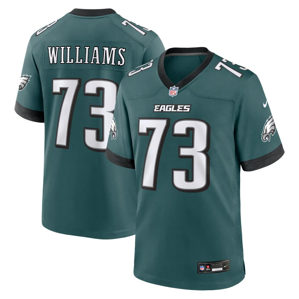 Cameron Williams Philadelphia Eagles Nike Team Game Jersey -  Midnight Green