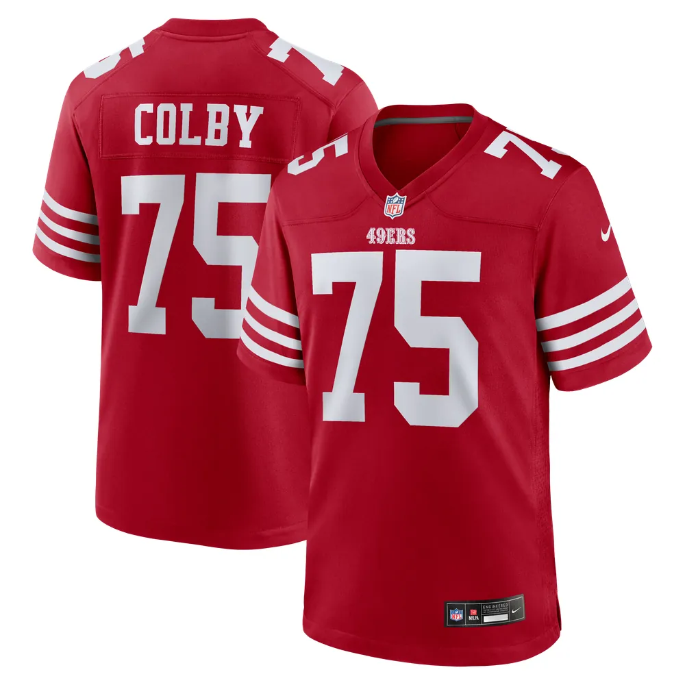 Connor Colby San Francisco 49ers Nike Team Game Jersey -  Scarlet