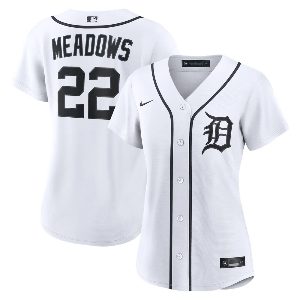 Parker Meadows Detroit Tigers Nike Women's Home Replica Jersey - White