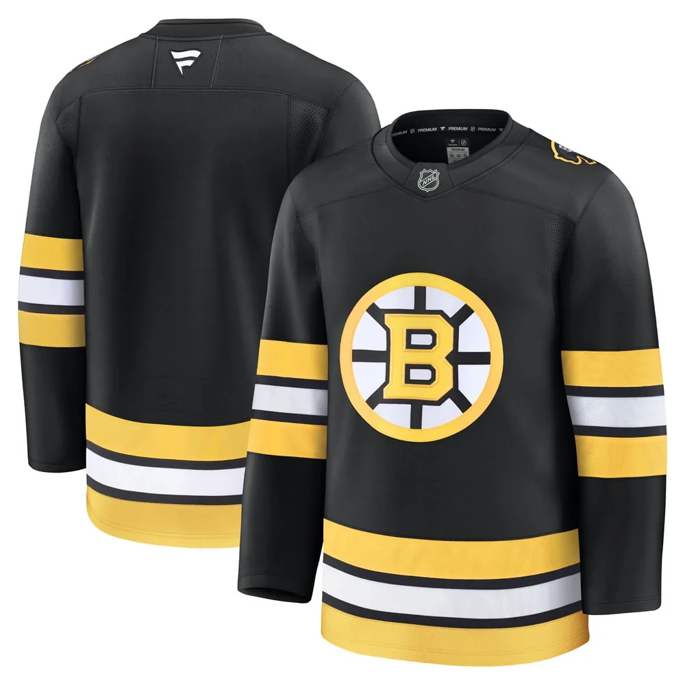 Boston Bruins Fanatics Home Premium Jersey - Black