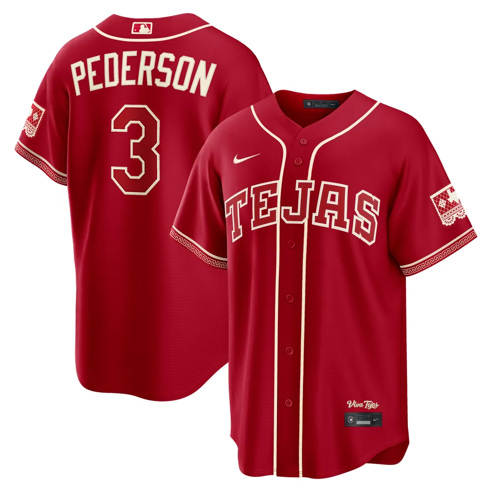 Joc Pederson Texas Rangers Nike 2026 City Connect Stadium Jersey - Red
