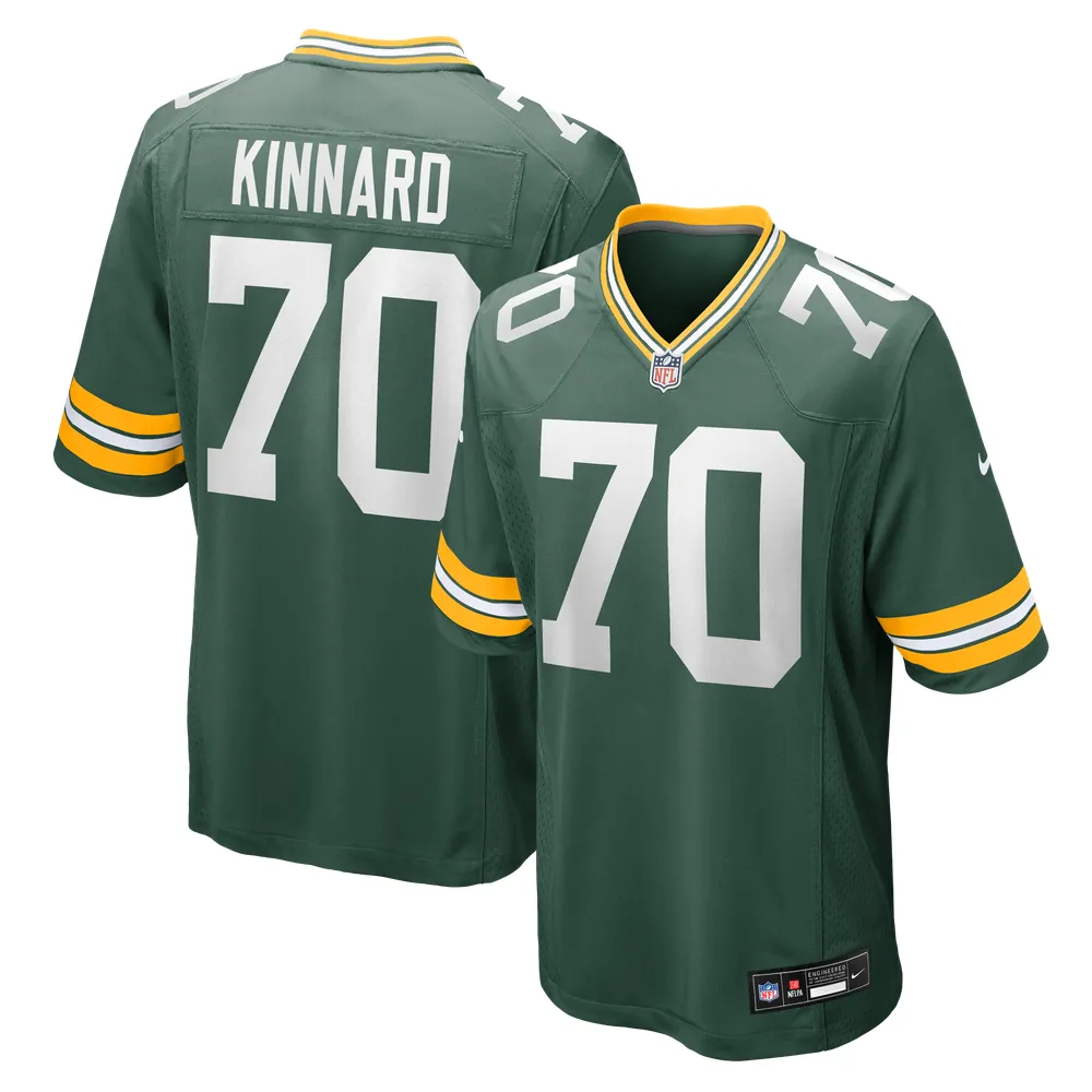 Darian Kinnard Green Bay Packers Nike Team Game Jersey -  Green