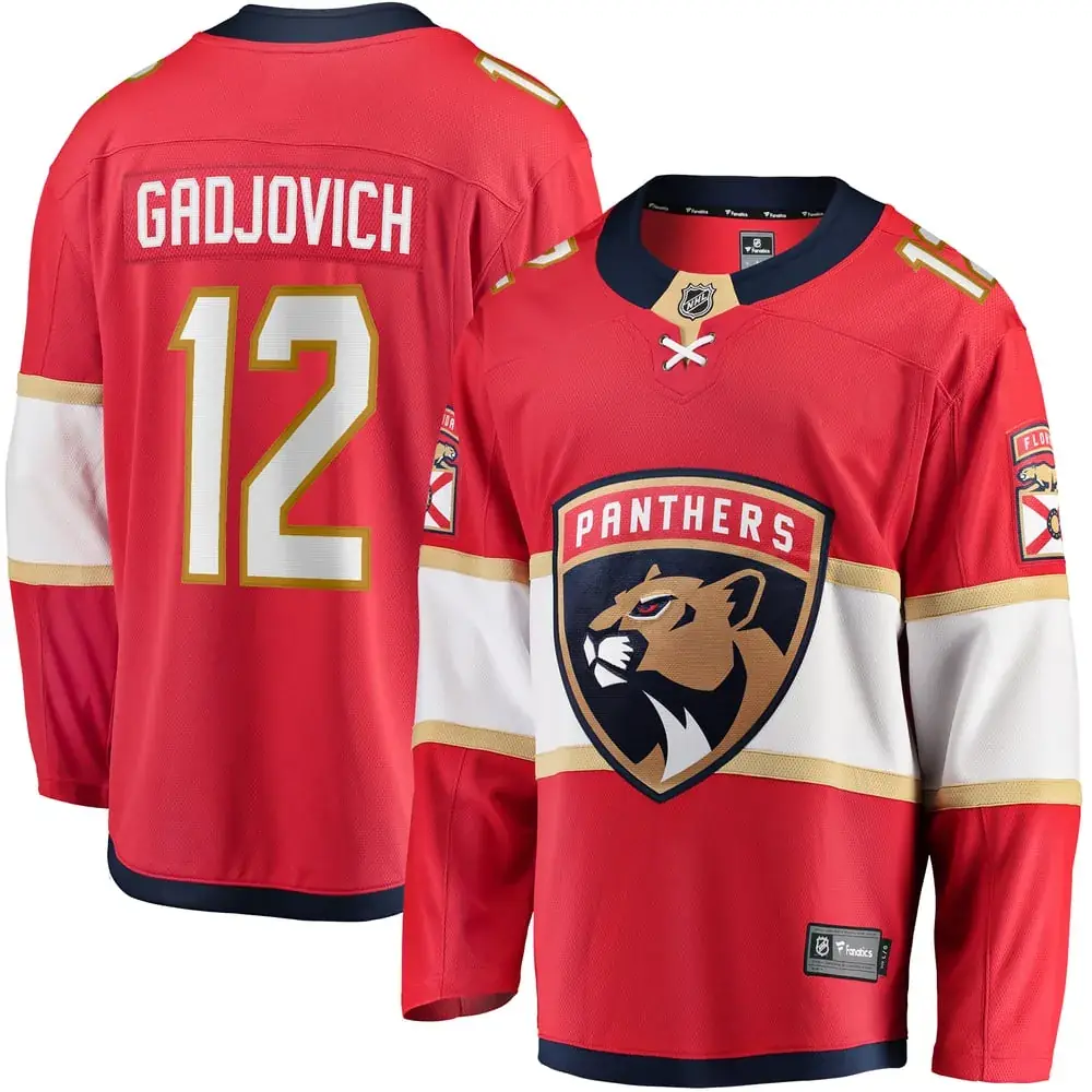 Jonah Gadjovich Florida Panthers Fanatics  Premier Breakaway Player Jersey - Red