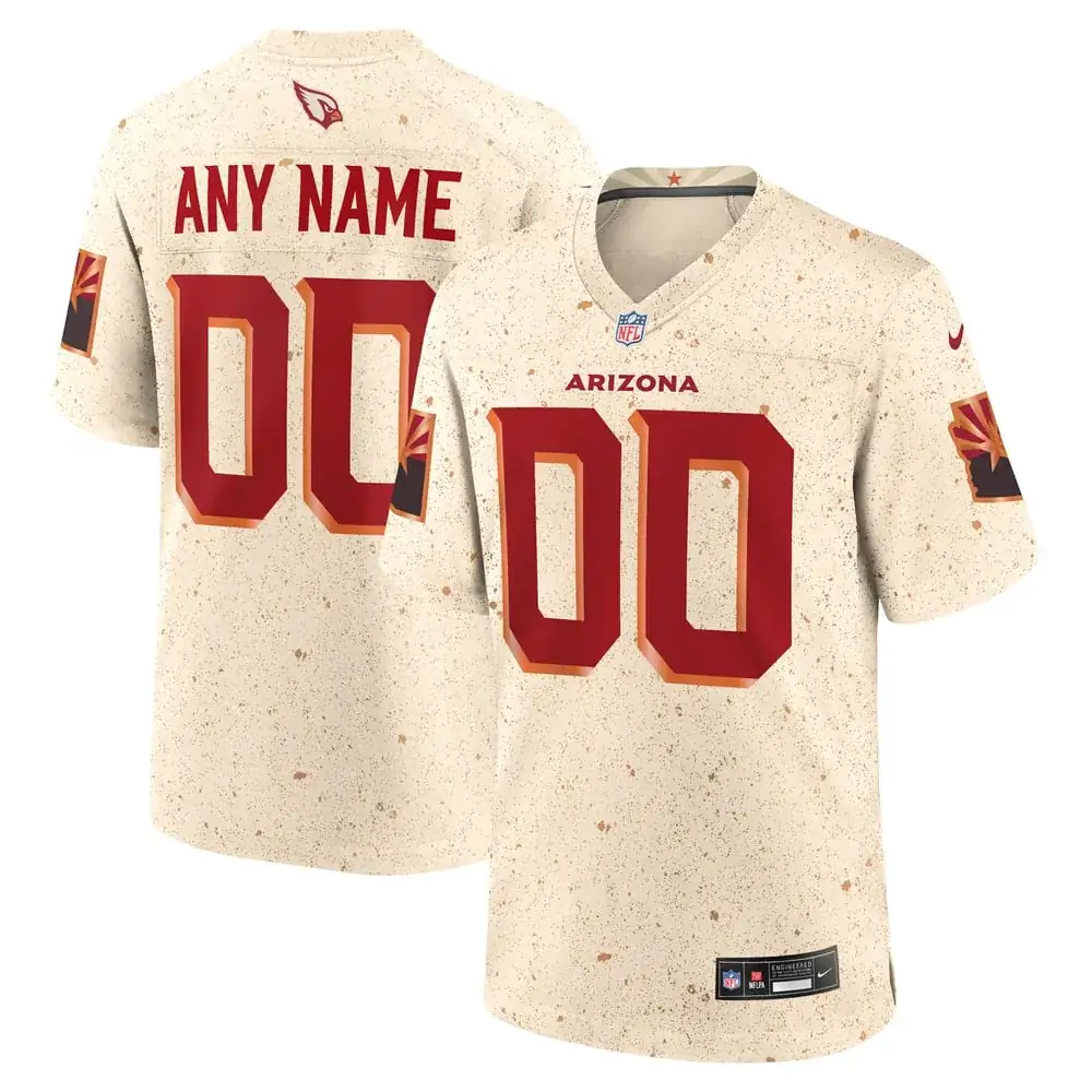 Arizona Cardinals Nike Rivalries Collection Custom Game Jersey - Natural