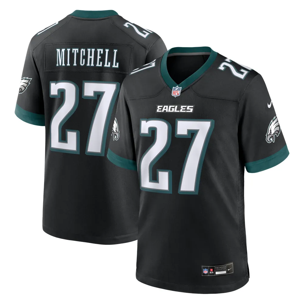 Quinyon Mitchell Philadelphia Eagles Nike Alternate Game Jersey - Black
