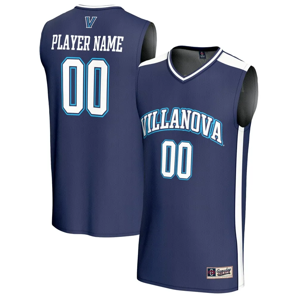 Villanova Wildcats GameDay Greats Unisex Lightweight Collegiate Men's Basketball NIL Pick-A-Player Fashion Jersey - Navy