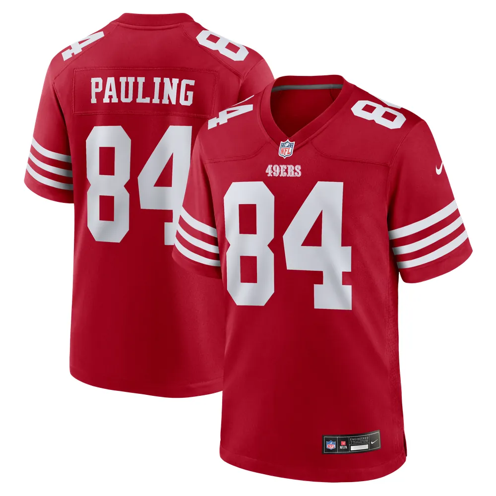 Will Pauling San Francisco 49ers Nike Team Game Jersey - Scarlet