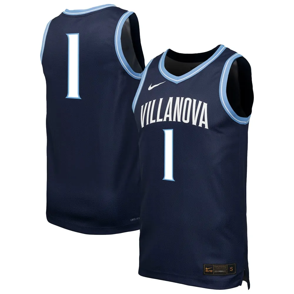 Villanova Wildcats Nike #1 Replica Basketball Jersey - Navy