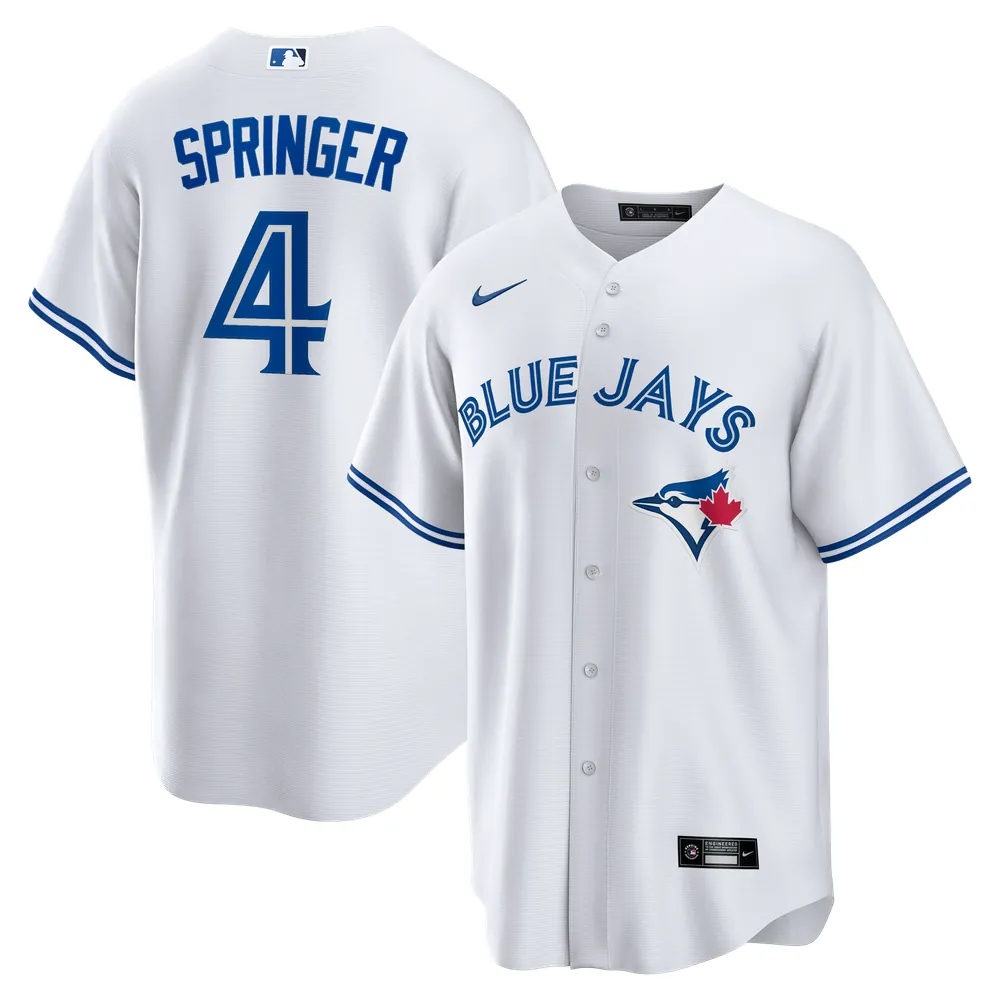 George Springer Toronto Blue Jays Nike Home Replica Jersey - White