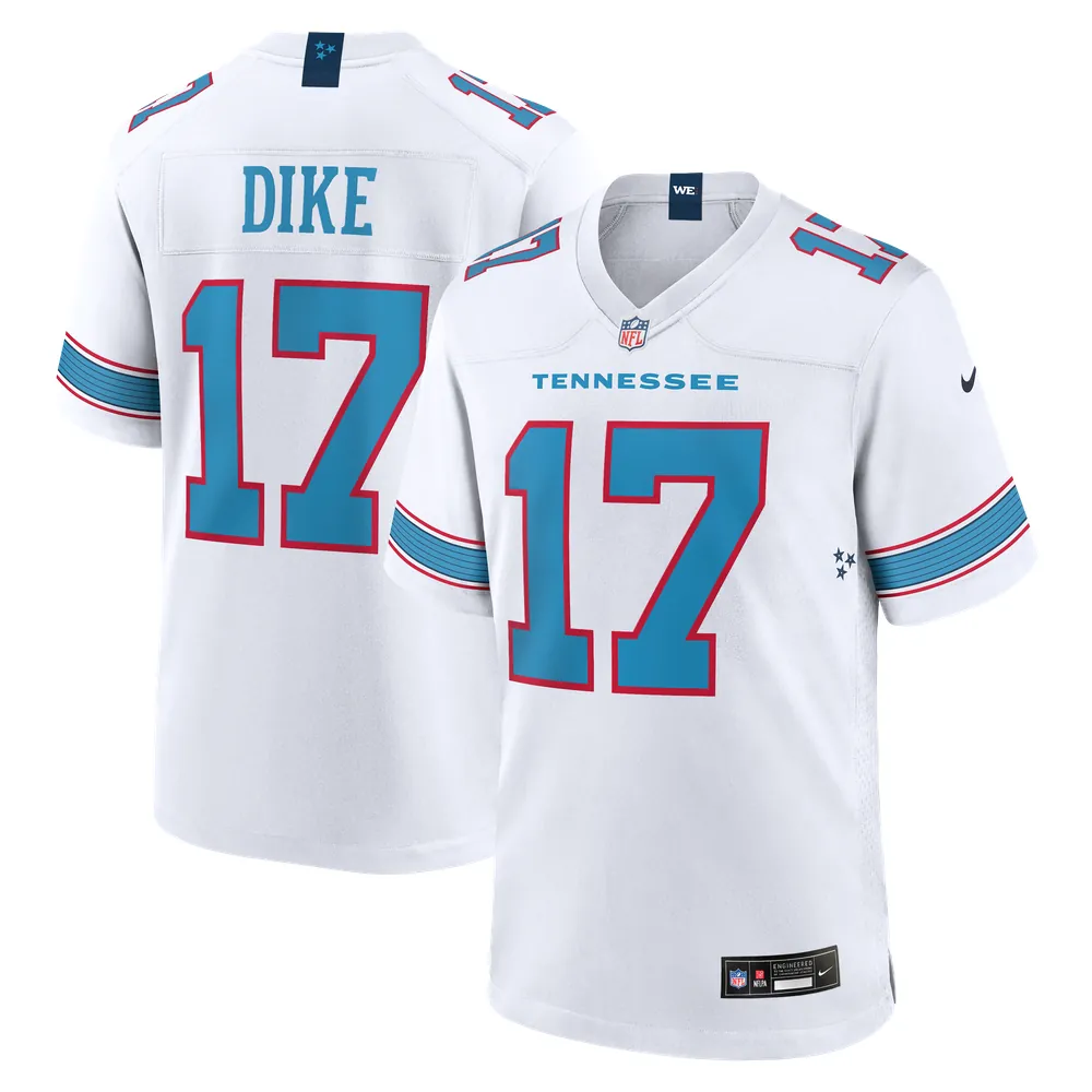 Chimere Dike Tennessee Titans Nike Game Jersey -  White