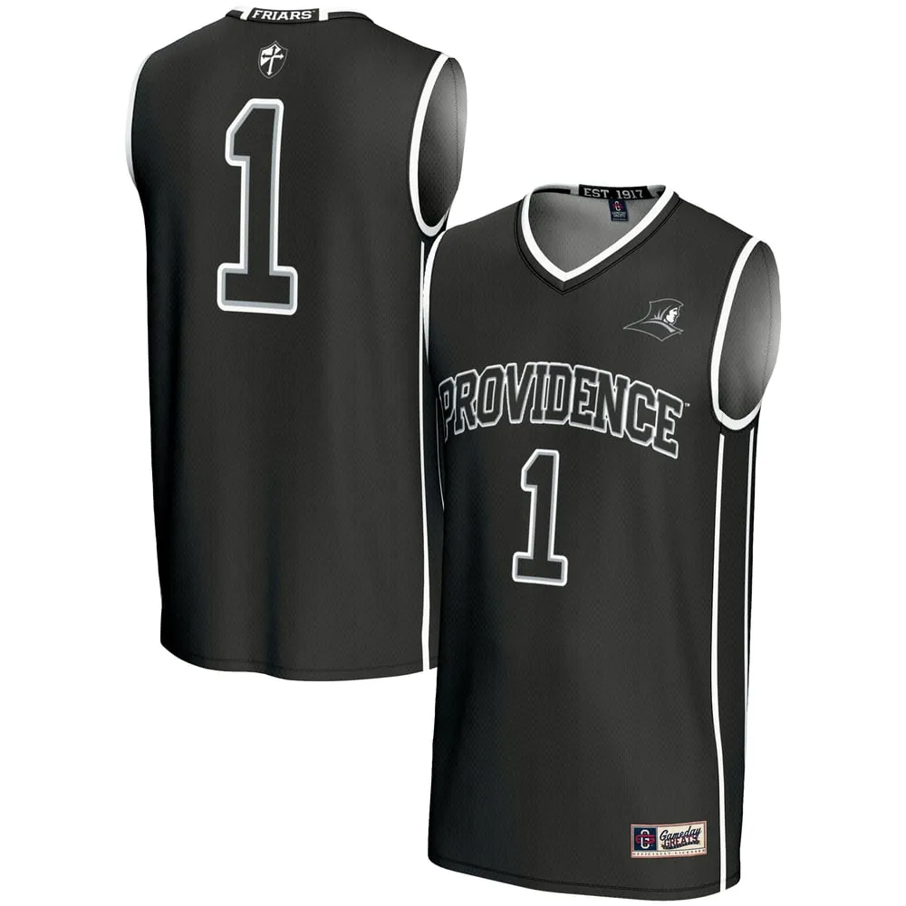 #1 Providence Friars GameDay Greats Unisex Lightweight Basketball Jersey - Black