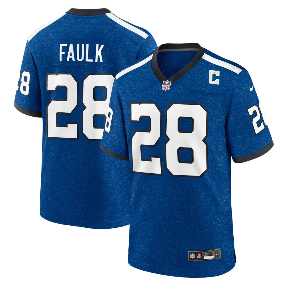 Marshall Faulk Indianapolis Colts Nike Retired Player Alternate Game Jersey - Blue