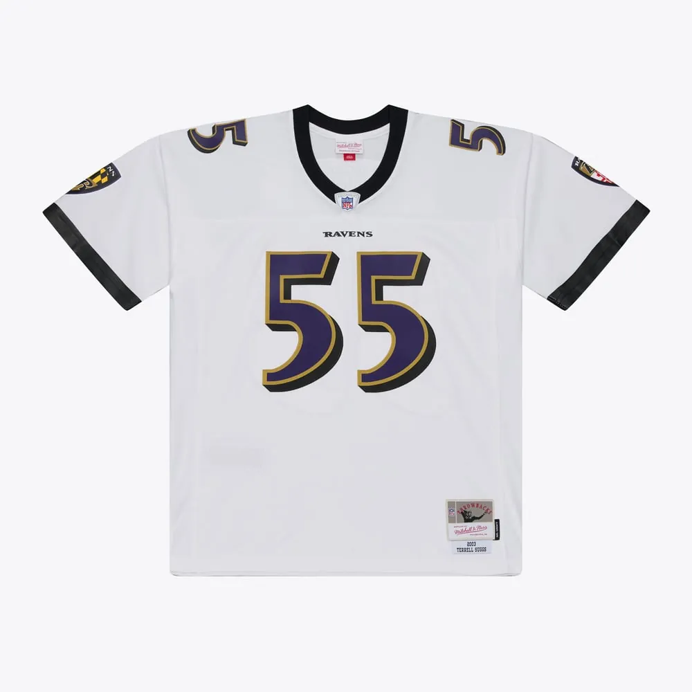 Terrell Suggs Baltimore Ravens Mitchell & Ness 2003 Legacy Replica Player Jersey - White